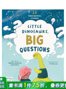 【现货】小恐龙 大思考 【Dr Diplo】Little Dinosaurs  Big Questions 理解生活难题 英文儿童故事绘本进口书