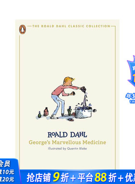 【预售】【罗尔德·达尔经典收藏】小乔治的神奇魔药 George's Marvellous Medicine 原版英文文学小说 正版进口书