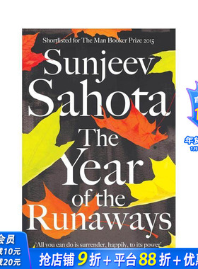 【预售】逃亡岁月 The Year of the Runaways 原版英文文学小说 正版进口书