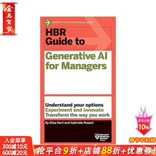 【预售】【哈佛商业评论指南系列】生成式人工智能管理指南 HBR Guide to Generative AI for Managers 英文社会科学 正版进口书
