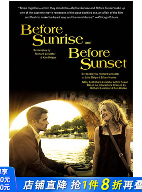 【现货】Before Sunrise & Before Sunset 爱在日出日落前 两部电影剧本