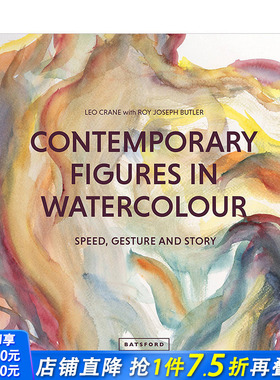 【预售】当代水彩人物画：速度、姿态和故事 绘画美术入门Contemporary Figures in Watercolour: Speed, Gesture and Story