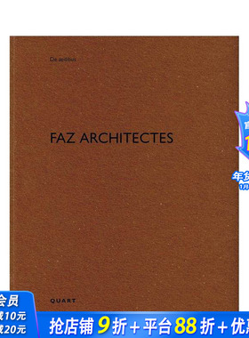 【预售】FAZ建筑师事务所：建筑论丛 FAZ architectes:De aedibus 原版英文建筑设计 正版进口书