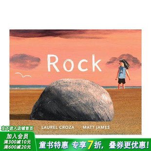 【预售】石头 Rock 英文儿童插画故事绘本 进口童书 防霸凌 Groundwood Books#