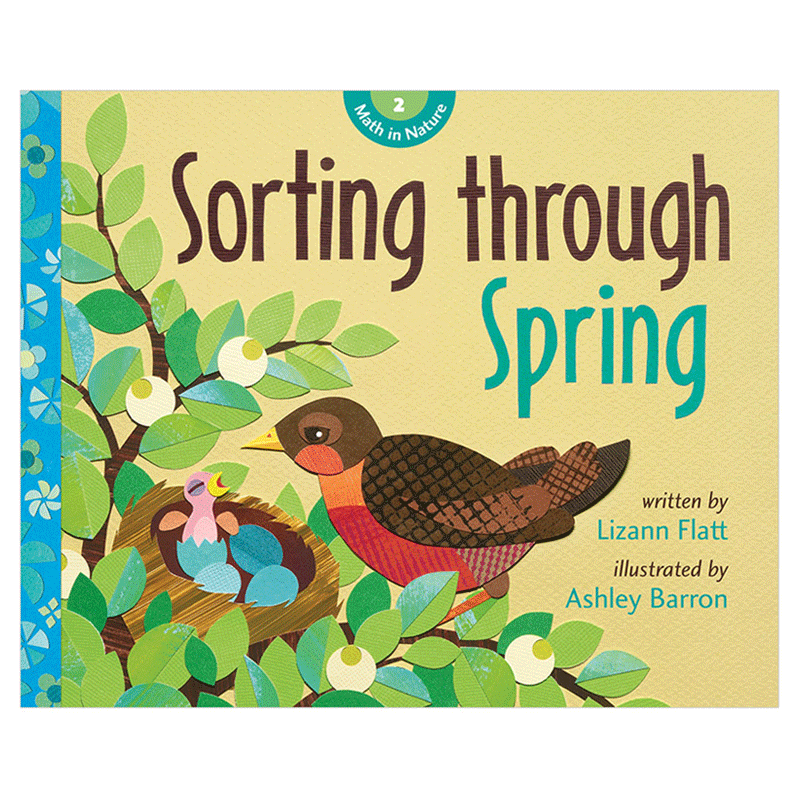 【现货】收集春天 Sorting Through Spring 英文儿童绘本 从自然界学数学概念 3-6岁 原版正版进口图书书籍