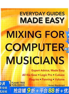 【现货】英文原版 计算机音乐家混音 Mixing for Computer Musicians 英文音乐 正版进口书籍 善优图书