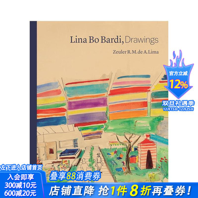 【预售】丽娜·柏·巴蒂素描 Lina Bo Bardi Drawings 原版英文建筑设计 正版进口书