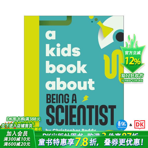 【现货】【给孩子的书】成为科学家 Being A Scientist STEM 主题探讨科普 正念引导 12岁+英文青少年读物 英语拓展阅读进口书