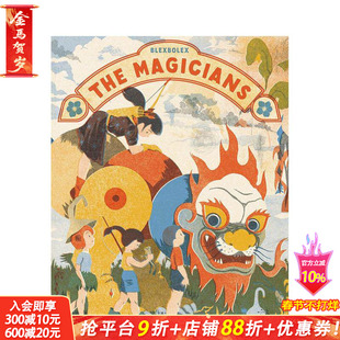 【现货】【世界*美的书金奖插画师Blexbolex】魔法师 The Magicians 原版英文儿童插画绘本 进口图书