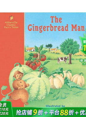 【预售】姜饼人 The Gingerbread Man 英文儿童插画故事绘本 进口童书