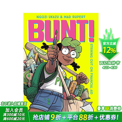 【预售】短打！ Bunt! 英文儿童漫画 趣味英语阅读拓展进口童书