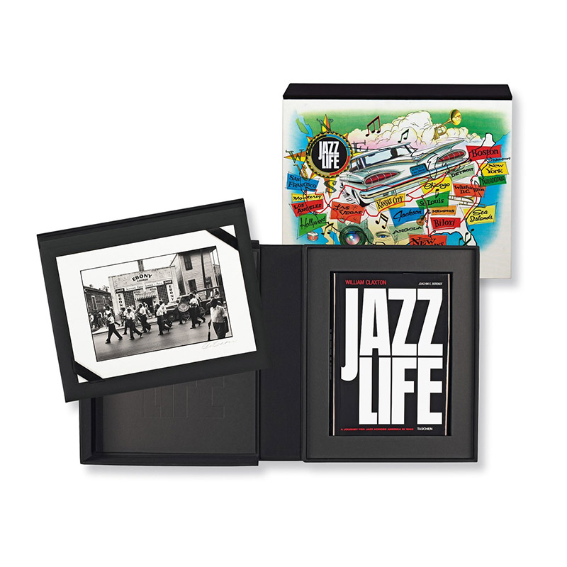 【限量版预售】附四幅照片及一张CD Jazzlife 爵士人生 William Claxton摄影艺术书籍 进口原版图书[TASCHEN]出版