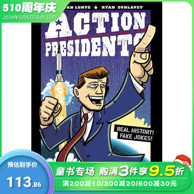 【现货】【XJ】 Action Presidents 4: John F. Kennedy!，总统行动4:英文原版图书籍进口正版 Van Lente 儿童分阶阅读