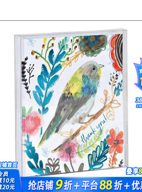 【预售】【明信片】鸟类主题 感谢明信片套装 Bird Thank You Notecard Set 艺术文创周边