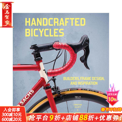 【预售】手工自行车：匠人、车架设计与灵感之源 Handcrafted Bicycles: Builders， Frame Design 英文工业产品设计 正版进口书