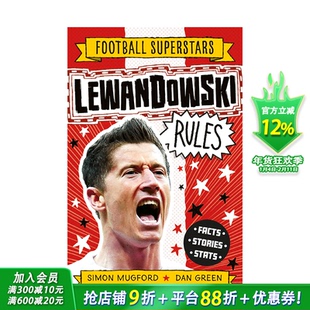 【现货】英文原版 足球明星特辑:莱万多夫斯基【Football Superstars】Lewandowski Rules 6岁+儿童英语初级