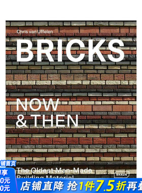 【预售】砖的今古运用：古老人造建筑 Bricks Now & Then: The Oldest Man-Made Building 原版英文建筑设计 正版进口书