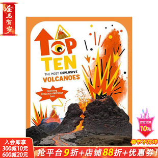 【预售】十大危险火山 The Ten: Most Dangerous Volcanoes 英文儿童插画科普故事绘本 进口童书