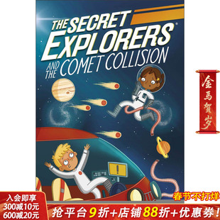 【预售】【神秘探险家】彗星碰撞 【The Secret Explorers】 and the Comet Collision 英文儿童桥梁章节故事书 英语拓展阅读