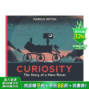 【预售】火星探测器的故事 Curiosity: The Story of a Mars Rover 英文儿童初级章节桥梁故事书 进口童书