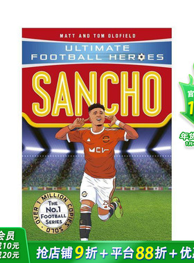【预售】【足球英雄系列】桑乔 【Ultimate Football Heroes】Sancho 12岁+英文小说故事 英语阅读拓展进口书