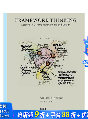 【预售】框架思维：社区规划与设计课程 Framework Thinking :Lesson 原版英文建筑设计 正版进口书
