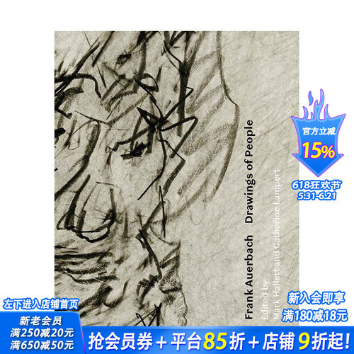 【现货】英文原版 弗兰克·奥尔巴赫：人物绘画 Frank Auerbach: Drawings of People 当代艺术 正版进口图书画册 善优图书