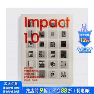 【现货】英文原版 Impact Regular 1.0字体设计：1922-1973年间的杂志封面集 Impact 1.0: Design magazines 平面设计进口书籍