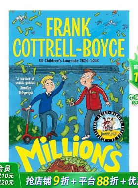 【预售】百万 儿童文学奖Frank Cottrell Boyce 卡内基奖 Millions 12岁+英文故事小说 英语阅读拓展进口书