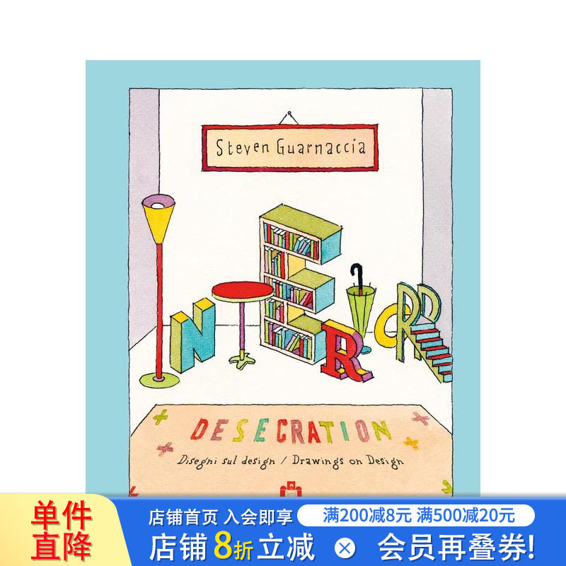 【预售】室内亵渎 Interior Desecration 原版英文字体图案标志设计 正版进口书籍 善优图书