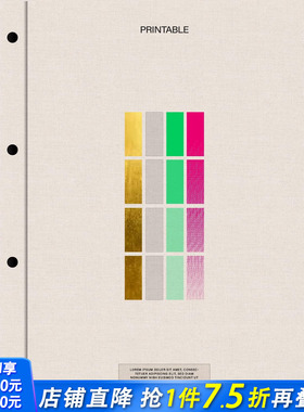 【预售】英文原版 可印刷:视觉设计中的印刷技术和效果 PRINTABLE 印刷版式色彩设计 正版进口图书画册 善优图书