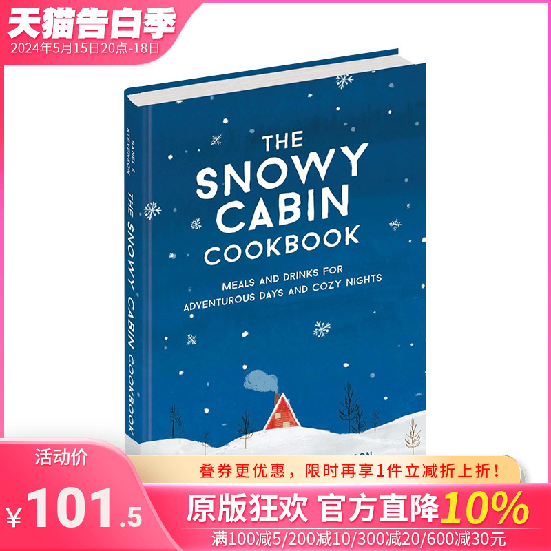 【现货】雪地小屋食谱 The Snowy Cabin Cookbook季节专属料理菜式饮食指南菜谱插画图集英文原版 Marnie Hanel图书-封面