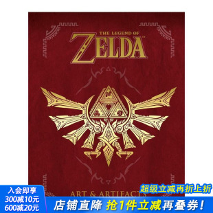 塞尔达传说游戏艺术画册30周年版 进口书 游戏原画 Zelda 现货 英文原版 Art The 艺术设定集 Artifacts Legend