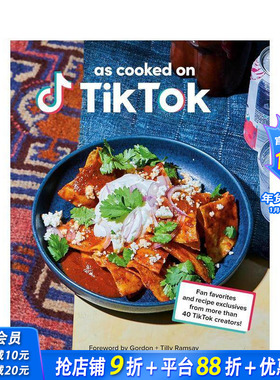 【现货】英文原版 抖音菜谱 As Cooked on TikTok 餐饮料理食谱指南 正版进口 善优图书