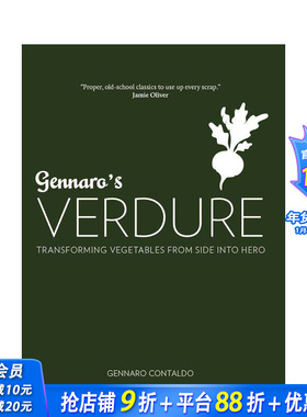 【预售】Gennaro的菜园：80 多道生机勃勃的意大利蔬菜食谱 Gennaro's Verdure 原版英文餐饮生活美食 正版进口书