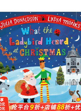 【预售】瓢虫圣诞听见了什么 What the Ladybird Heard at Christmas 英文儿童插画故事绘本 进口童书