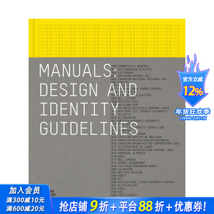 【现货】手册：企业形象设计指南 Manuals : Design and Identity Guidelines CI设计 原版英文综合设计