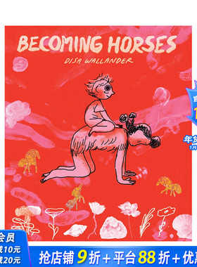 【现货】Becoming Horses 变成了马 另类漫画家Disa Wallander 英文原版