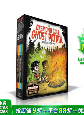【预售】德斯蒙德科尔 幽灵巡逻队系列 第二辑套装 The Desmond Cole Ghost Patrol Collection2英文儿童漫画故事英语拓展阅读书