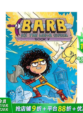 【预售】芭布对战水蛭女王 Barb vs. the Leech Queen 英文儿童漫画故事 英语拓展阅读进口书