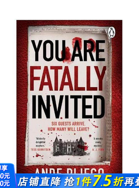 【预售】致命邀请 You Are Fatally Invited 原版英文文学小说 致敬阿加莎无人生还 悬疑惊悚小说 正版进口书