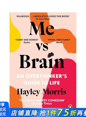 【预售】我与大脑：过度思考者的生活指南 Me vs Brain: An Overthinker’s Guide to Life 原版英文心灵励志 正版进口图书
