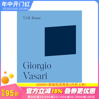 【预售】【梅隆艺术讲座丛书】乔治-瓦萨里：其人和其文 Giorgio Vasari: The Man and the Book 英文艺术画册画集 正版进口图书