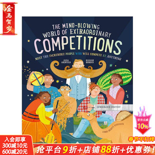 【预售】令人兴奋的非凡比赛世界 The Mind-Blowing World of Extraordinary Competitions 英文儿童插画故事绘本 英语进口童书