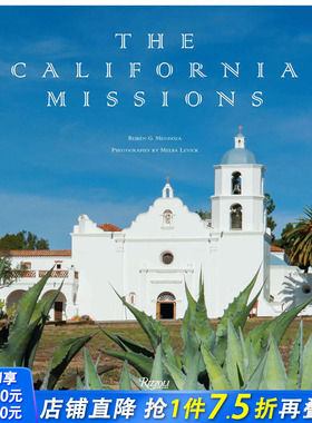 【现货】The California Missions，加州任务 老建筑 历史古典建筑设计艺术 英文原版