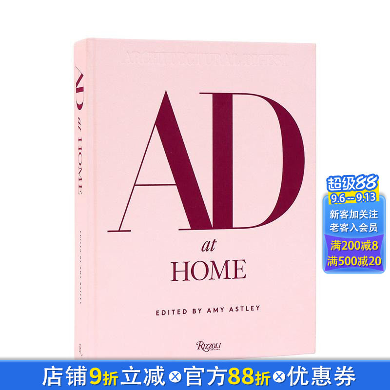【预售】建筑文摘特辑:家即居者 AD at Home:Architectural Digest 英文室内设计装饰 安邸 原创性室内空间设计美学 正版进口书