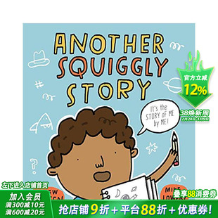 【预售】英文 另一个挤眉弄眼的故事 Another Squiggly Story儿童漫画 英语阅读 语言艺术 大胆表达 6岁以上正版进口图书