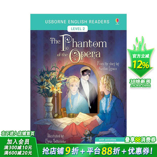 【预售】【LV2】The Phantom Of The Opera歌剧魅影 英文原版儿童故事分阶阅读【善优童书】
