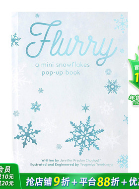 【预售】【Pop-Up立体书】Flurry 阵雪：冬日 英文原版儿童立体书【善优童书】