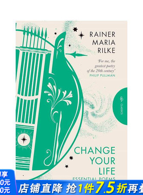【预售】生活的改变 里尔克诗集 【Pushkin Classics】Change Your Life 原版英文诗歌 正版进口书